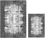 Mila Home Covorașe de baie albe/gri 2 buc. 60x100 cm Modern - Mila Home Covor baie