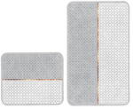 Mila Home Covorașe de baie gri 2 buc. 60x100 cm - Mila Home Covor baie