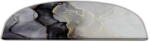 Vitaus Covorașe pentru scări negre-albe 16 buc. 20x65 cm Golden Marble - Vitaus Covor