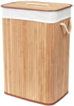 Compactor Coș de rufe în culoare naturală din bambus 78 l Bamboo - Compactor