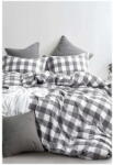Mila Home Lenjerie de pat alb-gri din bumbac pentru pat dublu-extins și cearceaf 200x220 cm - Mila Home - bonami - 299,00 RON Lenjerie de pat