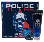 Police To Be Rebel SET: edt 75ml + tusfürdő gél 100ml férfi parfüm