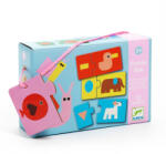 DJECO Párosító puzzle - Állati formák 24 db-os (DJ08256)