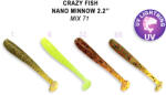 Crazy Fish Nano Minnow 55-M71-6 gumihal