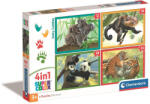 Clementoni Állatos Baby Cuddles 4 az 1-ben puzzle Clementoni (21532)