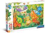 Clementoni Dinoszaurusz Happy Oasis 24 db-os maxi puzzle Clementoni (28524)