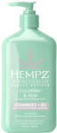 Hempz Cucumber Aloe Herbal Body Moisturizer Лосион за тяло унисекс 500ml Лосион за тяло