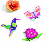 DJECO Set creativ pentru copii - Origami animale si flori exotice (DJ08754)