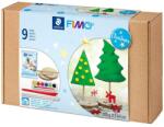 FIMO Air Basic Christmas Set, karácsonyi gyurma készlet, 500 g kiegészítőkkel