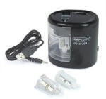 Rapesco Ascutitoare electrica Rapesco PS12 2 orificii cablu USB negru (IR1449)