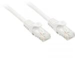 Lindy RJ45 Hálózat Csatlakozókábel CAT 6 U/UTP 0.50 m Fehér Védővel LINDY