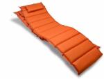 divero Set de 2 piese de perne pe un șezlong Garthen-portocaliu (GL06031_SL2)