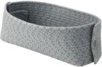 Stelton Knit-It Kenyérkosár, Magasság: 100 mm, Hossz: 300 mm, Szélesség: 150 mm, szürke