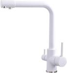 Bivio csaptelep víztisztítóhoz 3-utas, GRÁNIT FEHÉR, DESIGN II (3W-WT-DES-MK2)