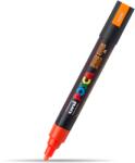 uni Marker UNI Posca PC-5M, 1.8 - 2.5 mm, Portocaliu fluorescent (M1455)