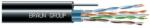 Braun Group Cablu de retea Braun Group BGAFTP5PEM, F/UTP, Cat. 5e, 1m, Black (BGAFTP5PEM) - flax