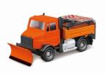 Bburago Vehicul de serviciu Bburago 1: 43 Securitate rutieră cu plug de zăpadă și panou de semnalizare (BB32263)