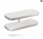 ZENS Aluminium Quattro Wireless Charger Pro 4 60W ZEQC01W - четворна станция за безжично зареждане на MagSafe и Qi-съвместими устройства (бял)