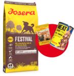 Josera JOSERA Fesztivál 12.5kg + INGYENES JOSERA kacsa és sárgarépa 180g, JOSERA Meatlovers Menu kacsa sütőtökkel 400g