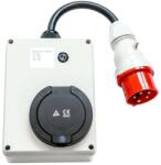 inChaNet elektromos autó állítható fali és hordozható töltő - 22kW (3x32A) INCH-22kW-S