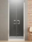NEW TRENDY New Soleo zuhanyajtók 70 cm dönthető króm fényes/átlátszó üveg D-0123A (D0123A)