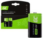 Green Cell Green Cell akkumulátor 4x D R20 HR20 Ni-MH 1.2V 8000mAh (GC-36280)