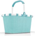 Reisenthel CARRYBAG menta színű, cirmos mintás bevásárlókosár BK4097 - taskaweb