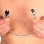 The Red Fém mellbimbócsipesz lánccal - érzéki kiegészítő