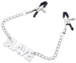 KINKgear Rabszolgalemezes mellbimbó csipesz 40 cm - érzéki felfedezéshez - szexvital