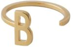 Design Letters aranyozott ezüst gyűrű 90601000B - arany Univerzális méret
