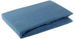 EUROFIRANY Nova3 pamut-szatén gumis lepedő Gránátkék 160x200 cm +30 cm