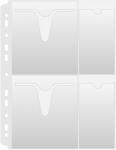 DONAU Folie protectie A4, pentru 4 CD/DVD, 160 microni, 25buc/set, DONAU (DN-1715001PL-00) - forit