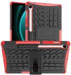  STAND Extra strapabíró tok Samsung Galaxy Tab S10 FE / Tab S9 FE piros