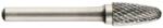 Fe Powertools RBF íves-kerekorrú keményfém carbide fejű turbómaró (rotormaró). Fej: 12x25mm. Szár: 8mm (FE-813-1201)