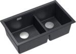 Quadron Logan chiuveta graniteq 76x45 cm negru HQL7645U8_BS_U (HQL7645U8BSU) Chiuveta