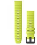 Garmin óraszíj Fenix 6 sárga szilikon (QuickFit 22) (010-12863-04)