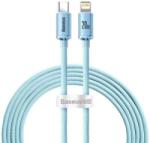 Baseus Crystal Shine USB-C - Lightning kábel 2m kék (CAJY001403)