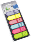  Jelölőcímke 18x55mm, 6x25lap, piktogrammal Info Notes lila sárga, piros, kék, rózsaszín, zöld - tobuy