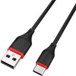BOROFONE BX17 Enjoy USB - USB Type-C kábel 3A 1m fekete