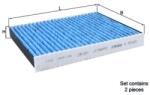 MAHLE Filtru, aer habitaclu MAHLE LAO467S (LAO467S)