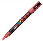 uni Marker UNI Posca PC-3ML, 0.9 - 1.3 mm, Rosu cu sclipici (M1274)