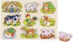 Goki Puzzle din lemn Goki - Ferma, muzical (57895) Puzzle