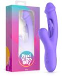 Good Vibes Only Tess Rabbit Vibrator with G-Spot Stimulator Purple