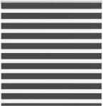 vidaXL zebrafüggönnyel fekete szövetszélesség 135, 9 cm poliészter (4014243)