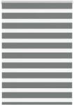 vidaXL zebrafüggönnyel sötét szürke szövetszélesség 110, 9cm poliészter (4014108)