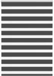 vidaXL zebrafüggönnyel fekete szövetszélesség 100, 9 cm poliészter (4014210)