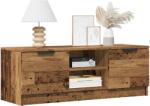 vidaXL TV szekrény Régi fa 102x35x36, 5 cm Gépelt fa (856858)