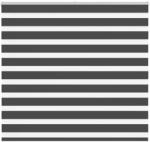 vidaXL zebrafüggönnyel fekete szövetszélesség 160, 9 cm poliészter (4014222)