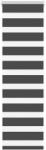 vidaXL zebrafüggönnyel fekete szövetszélesség 40, 9 cm poliészter (4014224)