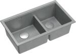 Quadron Logan graniteq mosogató 76x45 cm szürke/grafit/onix HQL7645U5_BS_U (HQL7645U5BSU)